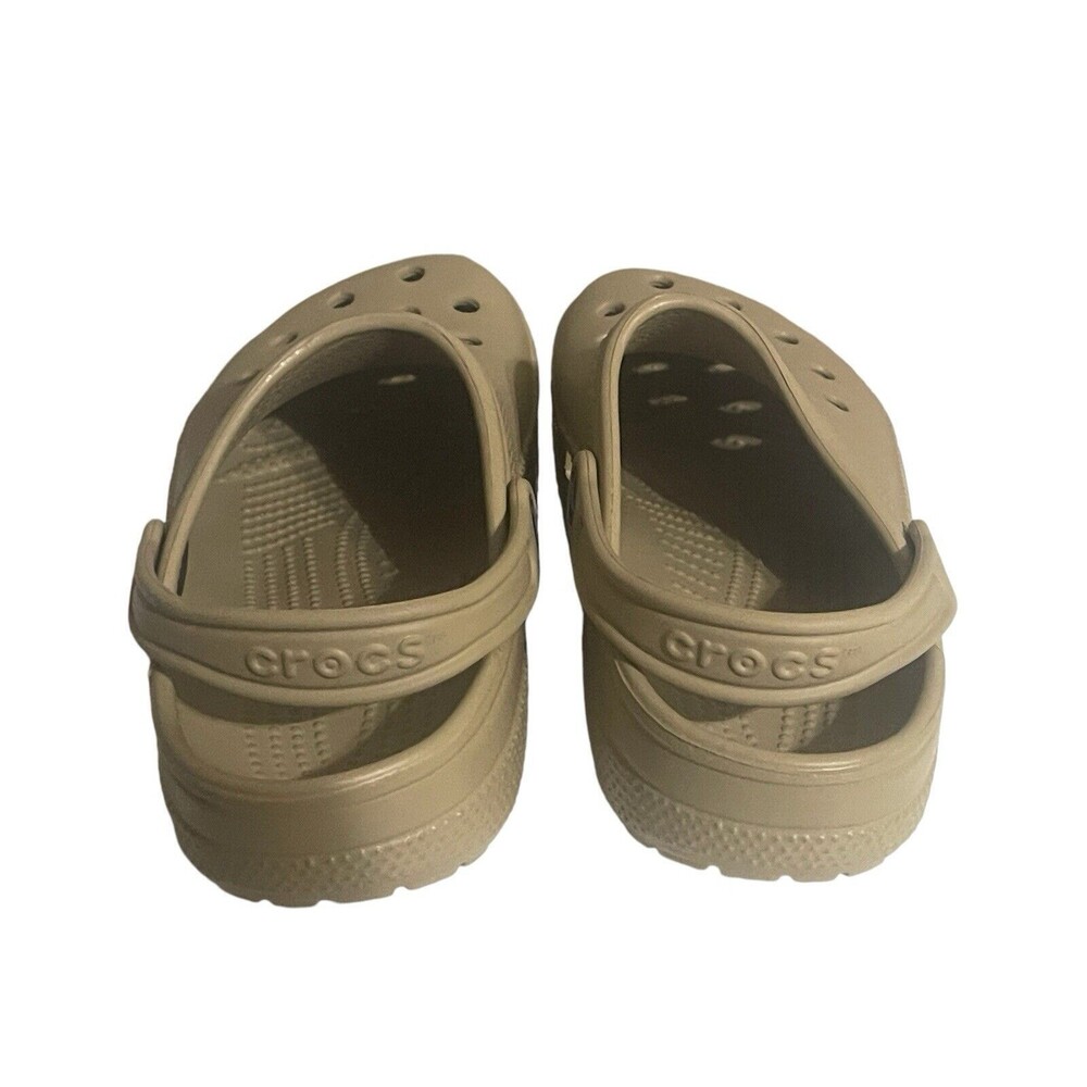 Crocs Classic Clog Sandals, beige Mens 5 - Women’s 7- RARE color - Picture 2 of 16